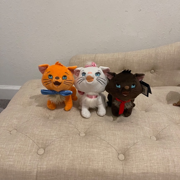 Disney Aristocats Plushes DisneyLand Paris Rare - Picture 2 of 3